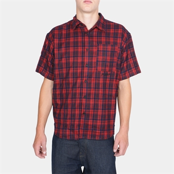 Yardsale Faded Plaid Shirt Red